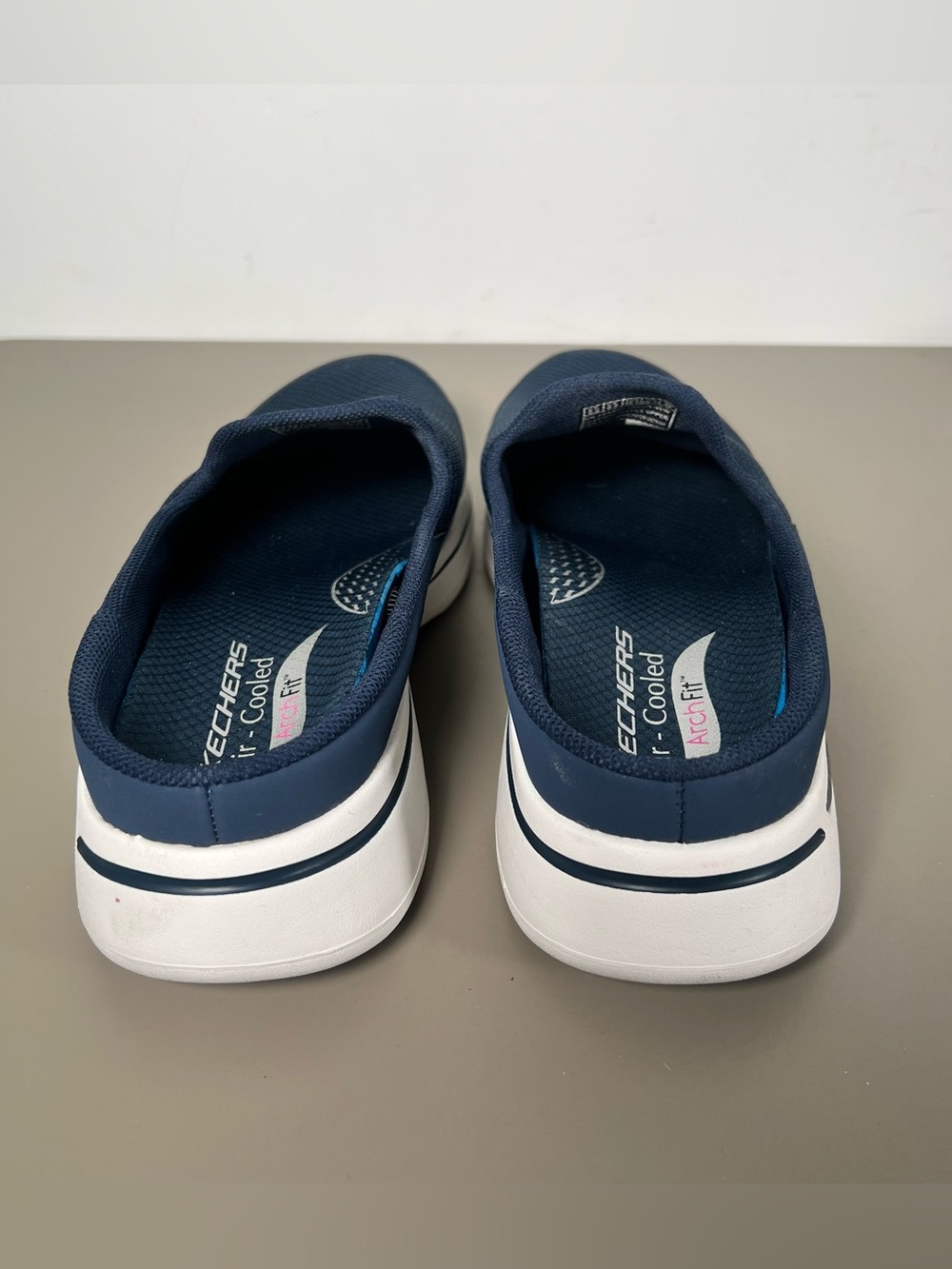 Skechers Go Walk Casual Womens Navy Blue Textile Air Cooled Size 9.5 - Picture 6 of 8